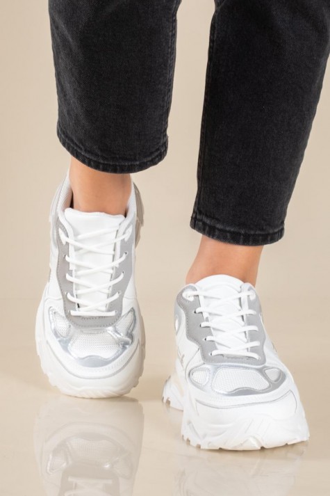 Chunky sneakers σε συνδυασμό υλικών 431.LY697-L