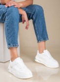 Casual sneakers σε συνδυασμό χρωμάτων 330.OX2337-L