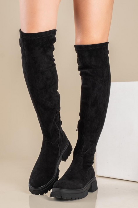 Over the knee suede chunky μπότα 431.OS608-C