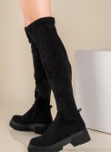 Over the knee suede chunky μπότα 431.OS608-C