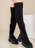 Over the knee suede chunky μπότα 431.OS608-C