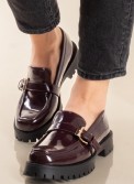 Λουστρίνι loafers με διακοσμητική ζώνη 330.Q8707-LU