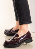 Λουστρίνι loafers με διακοσμητική ζώνη 330.Q8707-LU