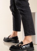 Λουστρίνι loafers με διακοσμητική ζώνη 330.Q8707-LU