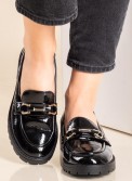 B-SOFT λουστρίνι loafers με διακοσμητική αλυσίδα 405.22105-L