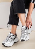 Chunky sneakers με μεταλλιζέ λεπτομέρειες 330.SF03-L