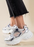 Chunky sneakers με μεταλλιζέ λεπτομέρειες 330.SF02-L