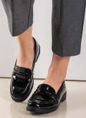 Basic loafers με λουστρίνι 330.5306-LU