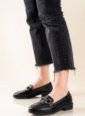 Ματ Loafers με διακοσμητικό ζωνάκι 330.5309-L