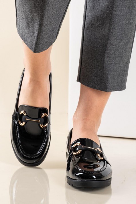 Λουστρίνι Loafers με διακοσμητικό ζωνάκι 330.5309-LU