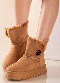 Sabino Suede μποτάκια με εσωτερική γούνα 028.HY21563-C