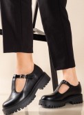 T-Strap loafers με chunky σόλα 330.H9027-1-L