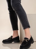 Pony skin loafer με χρυσή αλυσίδα 330.2503-PS