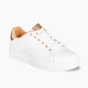 Basic tennis sneakers 364.DML377-L ΑΣΠΡΟ/CHAMPAGNE