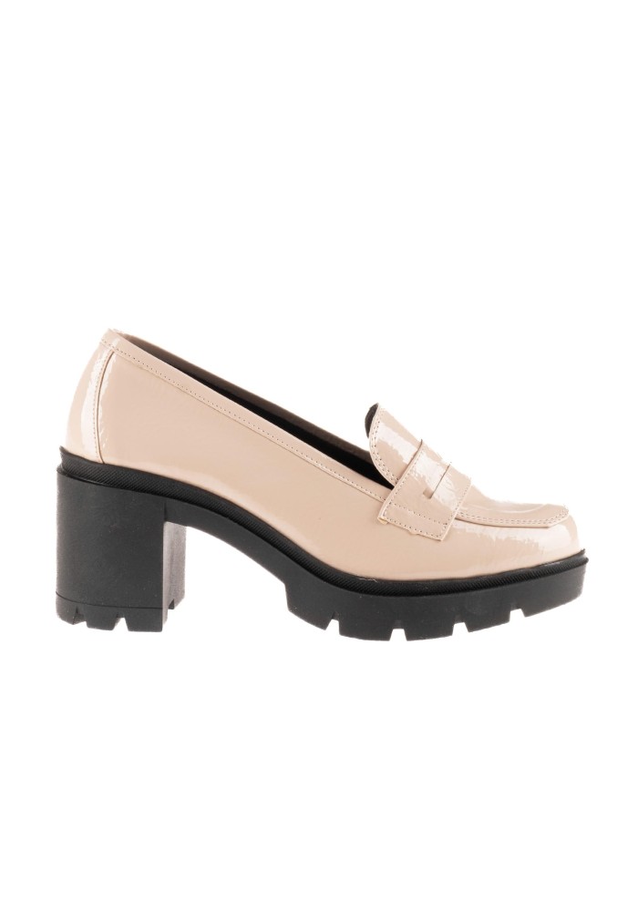 Basic heeled loafer 062.810-LU ΜΠΕΖ