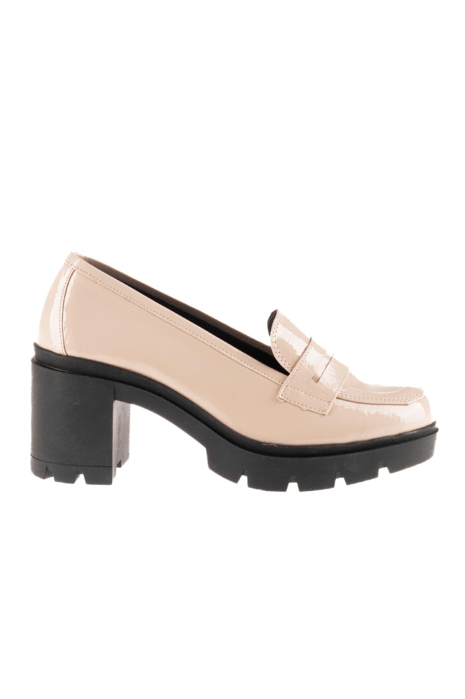 Basic heeled loafer 062.810-LU ΜΠΕΖ