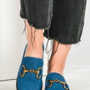 Loafers suede με μεταλλική αλυσίδα 396.M7315-C JEAN