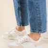 Casual sneakers σε συνδυασμό χρωμάτων 431.LY660-L ΜΠΕΖ