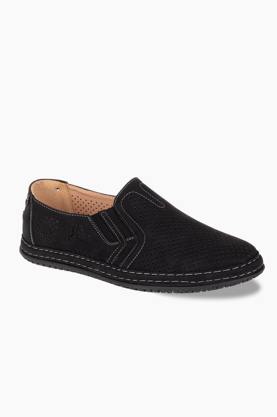 Ανδρικό slip-on casual 330.7703-NU ΜΑΥΡΟ