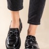 RAGAZZA Δερμάτινα λουστρίνι loafer 331.0547-L ΜΑΥΡΟ