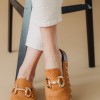 Suede clogs με τρουκς και διακοσμητική αλυσίδα 416.H103-C ΤΑΜΠΑ