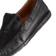 BOXER δερμάτινα ανατομικά loafers-μοκασίνια 031.21316-L ΜΑΥΡΟ