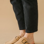 Fussbett suede clogs με τοκά 330.5008-C ΤΑΜΠΑ