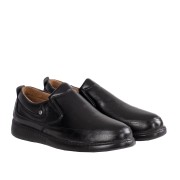 Casual ανδρικό slip-on (ΥΠΕΡΜΕΓΕΘΕΣ) 330.162-L ΜΑΥΡΟ