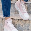 Refresh πάνινα sneakers με ιδιαίτερη σόλα 395.170846-F ΡΟΖ