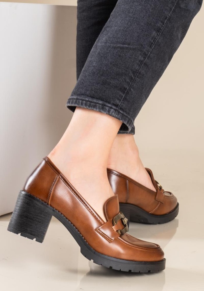 B-SOFT block-heeled loafers 405.2317-11-L ΚΑΦΕ