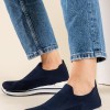 Slip-on sneakers τύπου κάλτσα 431.LY605-F ΜΠΛΕ