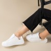 Basic tennis sneakers 431.OX2313-L ΑΣΠΡΟ/CHAMPAGNE