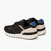 Υφασμάτινα αθλητικά sneakers 330.C625-C ΜΑΥΡΟ