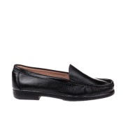 Δερμάτινα ανατομικά slip-on 134.20-L ΜΑΥΡΟ