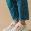 Chunky sneakers σε συνδυασμό υλικών 330.LY671-L ΜΠΕΖ