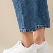 Casual sneakers σε συνδυασμό χρωμάτων 431.LY660-L ΑΣΠΡΟ