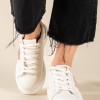 Sneakers με μεταλλικές λεπτομέρειες 431.LY629-L ΜΠΕΖ