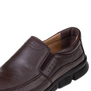 Casual ανδρικό slip-on 202.GER204-L ΚΑΦΕ