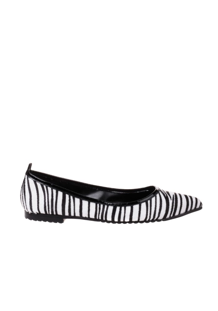 Μυτερές μπαλαρίνες με animal print 415.160-LU ZEBRA