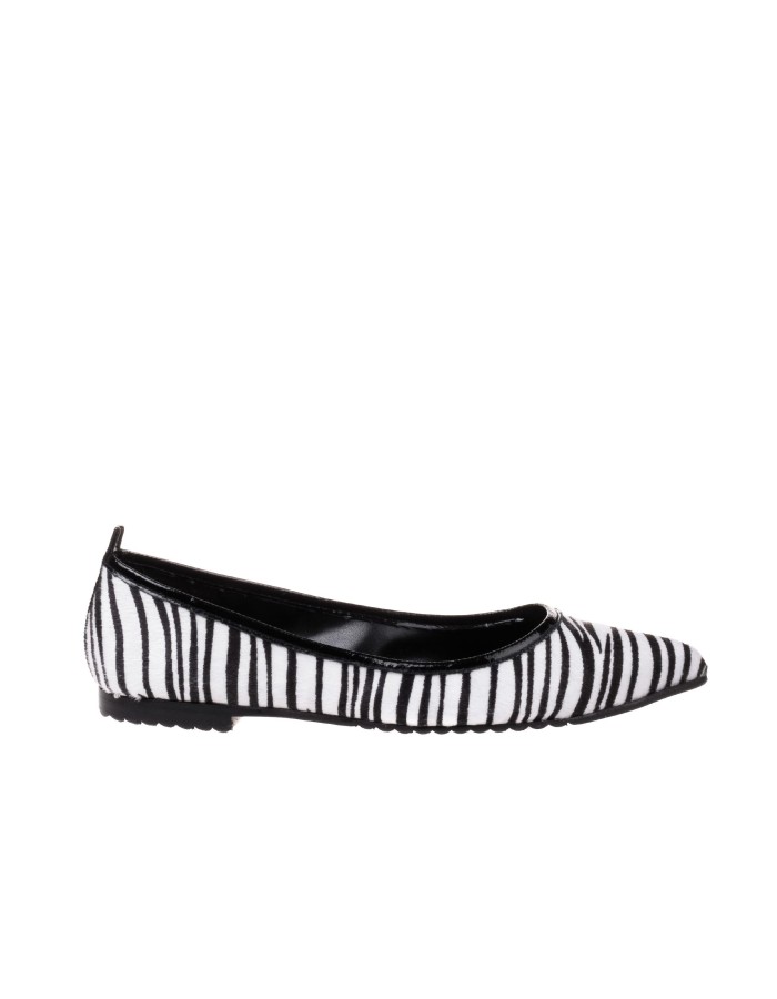 Μυτερές μπαλαρίνες με animal print 415.160-LU ZEBRA