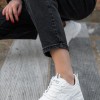 Chunky sneakers με ανάγλυφο μοτίβο 330.LY651-L ΑΣΠΡΟ