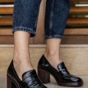 RAGAZZA Loafers λουστρίνι 331.0470A-LU ΜΑΥΡΟ