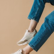 Chunky sneakers σε συνδυασμό χρωμάτων 330.LY585-L ΜΠΕΖ