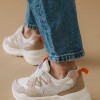 REFRESH Chunky sneakers σε συνδυασμό χρωμάτων 395.171772-C ΑΣΠΡΟ/ΜΠΕΖ