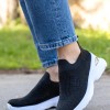 Slip-on υφασμάτινα sneakers 330.LY506-F ΜΑΥΡΟ