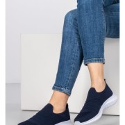 Slip-on υφασμάτινα sneakers 318.TR101204-W-F ΜΠΛΕ