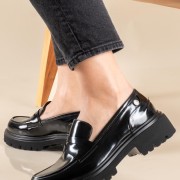 Xti λουστρίνι loafers 395.143297-LU ΜΑΥΡΟ