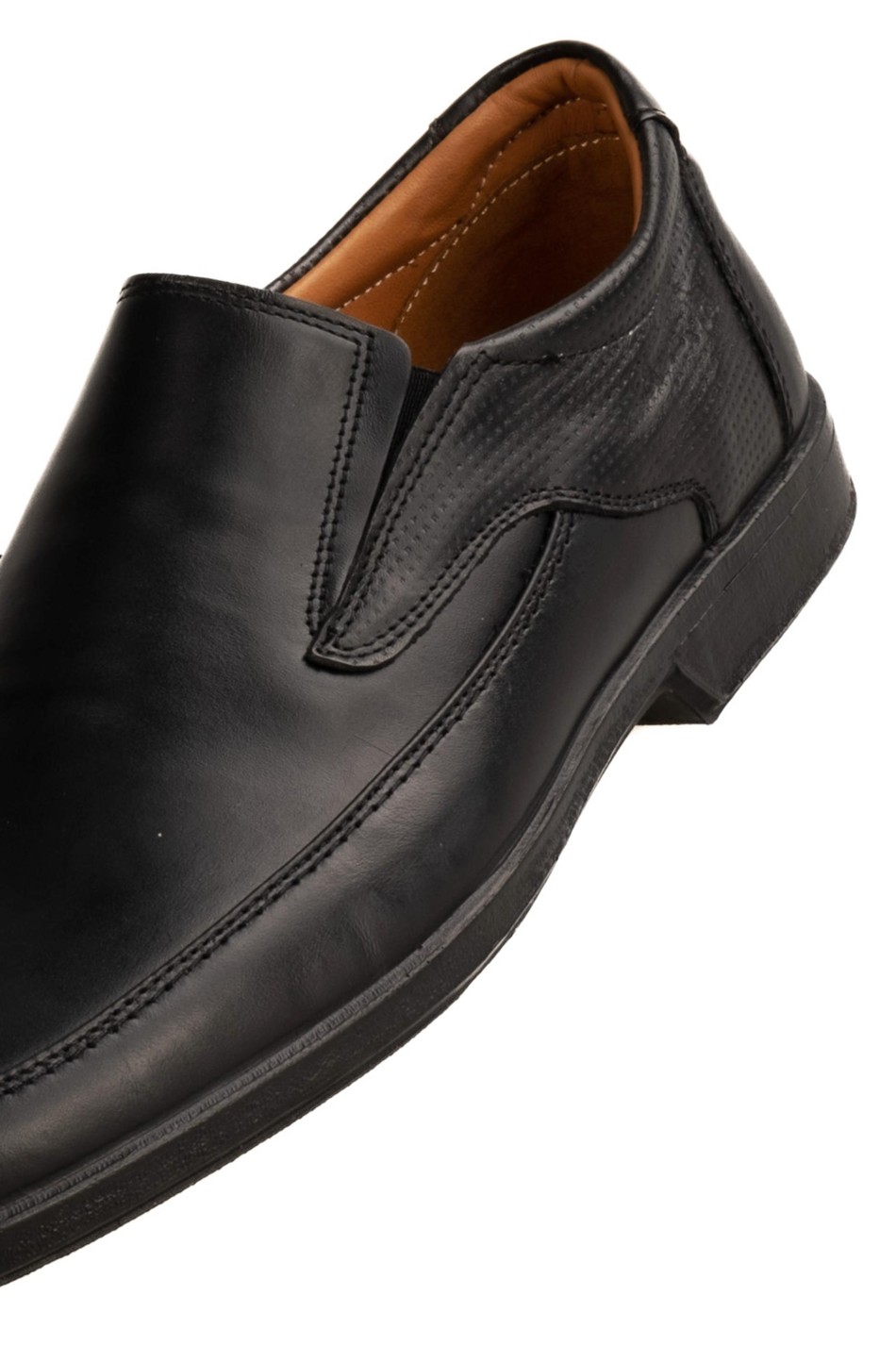 BOXER δερμάτινα ανατομικά loafers-μοκασίνια 031.10094-L ΜΑΥΡΟ