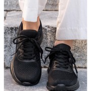 Υφασμάτινα running sneakers 318.TR101201-W-F ΜΑΥΡΟ