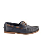 BOXER δερμάτινα δετά boatshoes 031.19231-L ΜΠΛΕ